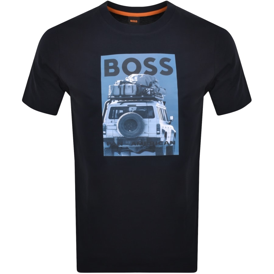 送料込★Hugo Boss★Te Mextour Tシャツ BOSS Te Mextour T Shirt Navy | Mainline Menswear United States
